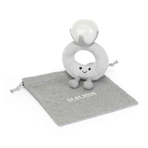 Amuseables Diamond Ring with Personalized Bag